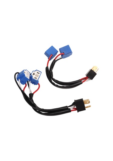 Youtek 2 Adet H4/9003 Kablolu Bağlantı Adaptörü - Truck Ve Pickup Led Farları İçin Y Şekilli Çevirme Kablosu