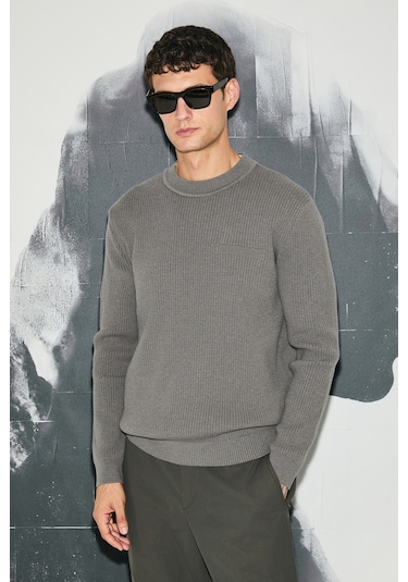 Lufian Blend Erkek Kazak Vizon Vizon 112090172100430 Vizon