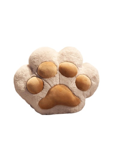 Suntek Kedi Pençesi Yastık Battaniye Sevimli  Açık Kahverengi
