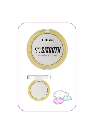 Callista So Smooth Setting Powder Makyaj Sabitleyici Toz Pudra - 01 Bake Me Up - Transparan