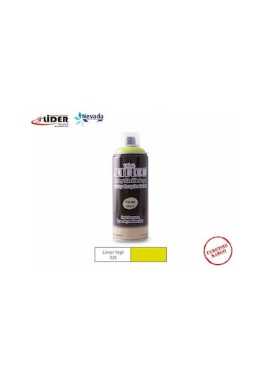 Artdeco Akrilik Sprey Boya 400 Ml Limon Yeşili  Y-400-525