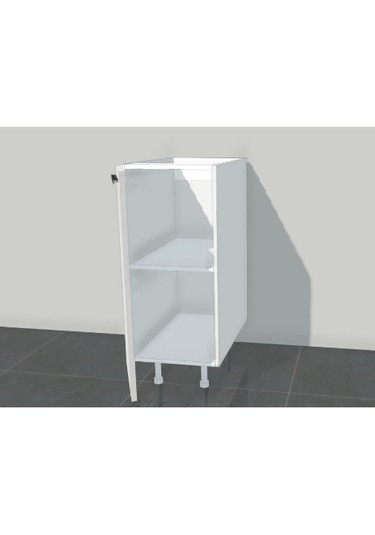 40 Cm Tek Kapak Mutfak Alt Dolabı