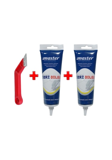 Derzmatik Beyaz 350 Gr 2 Li + Derz Kazıyıcı