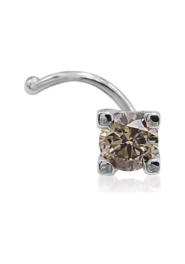 Brown Pırlanta Hızma - 0,13 Karat 18 Ayar (413323456) Beyaz