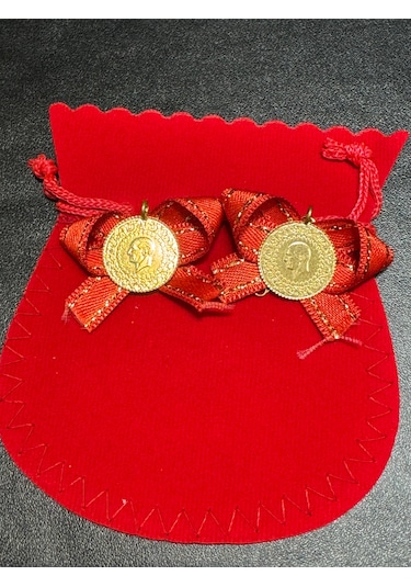 Vıctorıa Gold 2 Adet Tam Altın -eski Tarihli Kulplu 22 Ayar