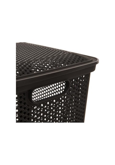 Qutu Çamaşır Sepeti - Siyah - 55 Lt Siyah