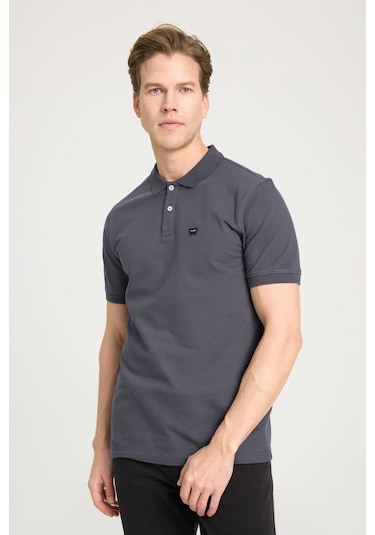 Kısa Kollu Polo T-shirt Anthracite-anthracite Anthracite