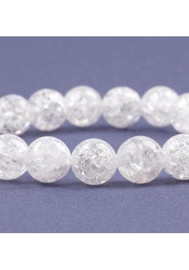 Tesbih Sakarya Necef Taşı Doğaltaş Bayan Bileklik Beyaz