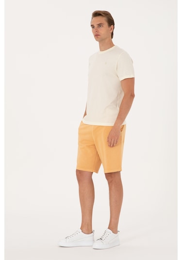 U.s. Polo Assn. Erkek Kavun Şort Örme 50298037-vr202 Kavun