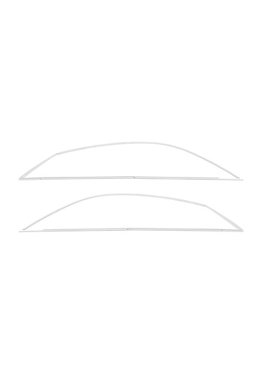 Autogp Hyundai Elantra Cam Çerçevesi Kenar Çıtası Krom 2021+ Bgc-agp-121299341