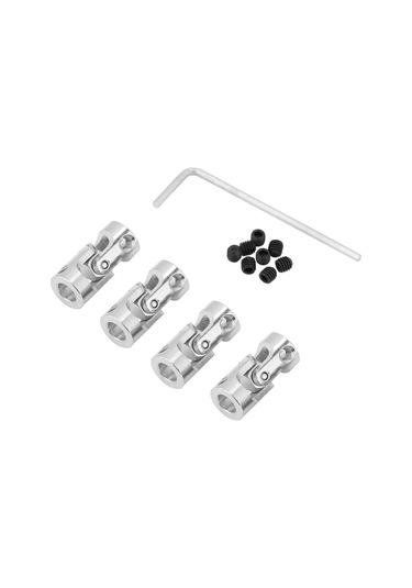 Wezone 4 Adet Metal Universal Eşleşme 23mm Uzunluk, 11mm Dış Çap, 3 5mm İç Çap - Model Araçlar, Gemi Ve Robotlar İçin Döner Hareketi Aktarıcı