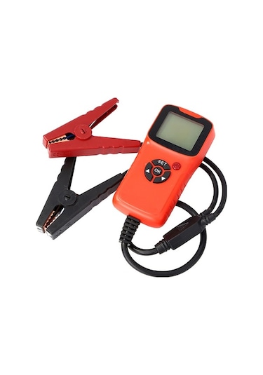 Pazly Araç Akü Şarj Cihazı Ve Analizörü 12v 2000cca Pil Test Gerilim Kırmızı