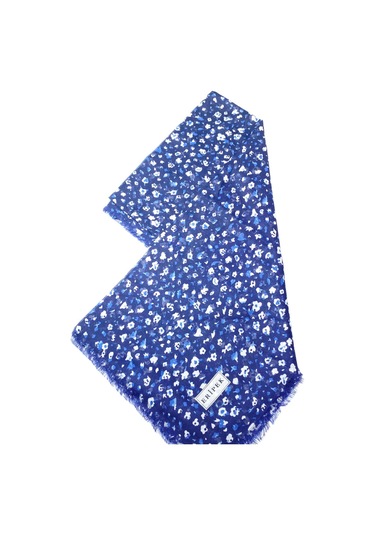 Saçaklı Pamuk Tülbent - 05505 - 95 X 95 / İndigo Mavi - 17 İndigo Mavi - 17