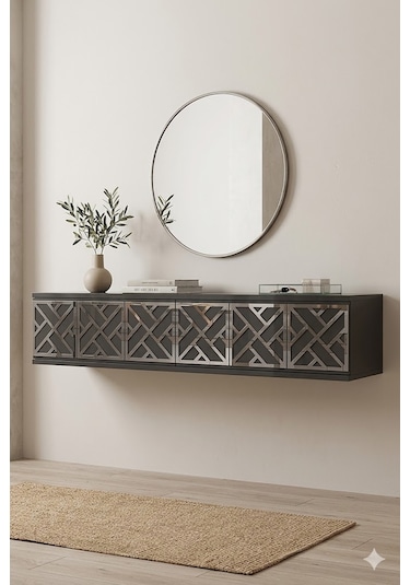 Da1238as Arex Dresuar , Antre Hol Rafı Antrasit-silver 120cm