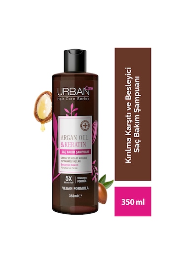 Urban Care Argan Oil & Keratin Şampuan 350 Ml Beyaz