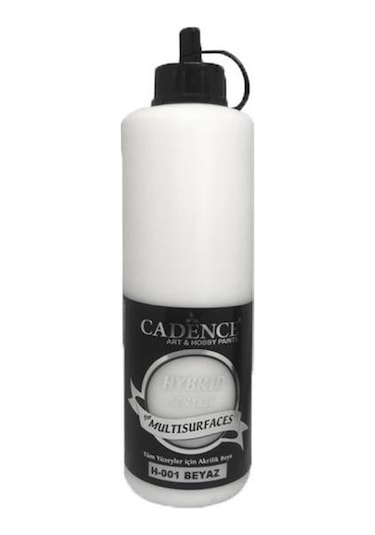 Cadence H-001 Hybrid Multisurface Akrilik Boya 500 ML Beyaz