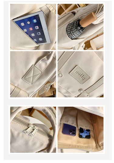 Hafif Seyahat Sırt Çantası Anne Çantası-pembe Pembe