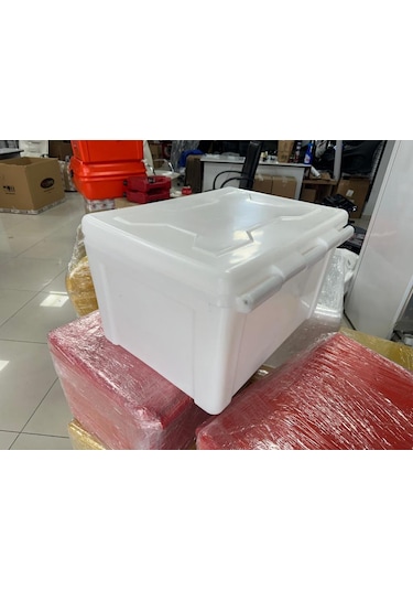 Motosiklet Pizza Servis Çantası Beyaz 90 Litre Köşeli Beyaz