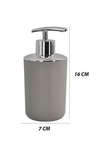 Diş Fırçalık Ve Sıvı Sabunluk 2'li Set Bej