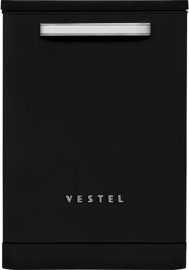 Vestel BM 5001 Retro 5 Programlı 13 Kişilik Bulaşık Makinesi Siyah