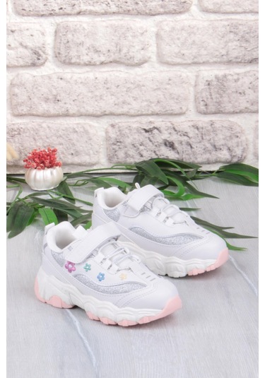 Fort Cool Bella Rahat Hafif Sneaker Kız Çocuk Ayakkabı Beyaz