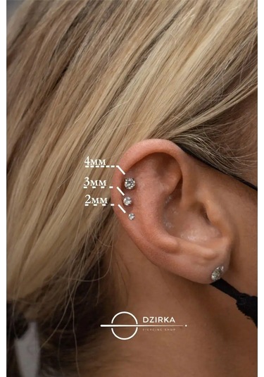 Dzirka Taşınabilir Labret Küpe Kulaştırma Burun Frenulum Piercingi Titanyum 137869646 Beyaz