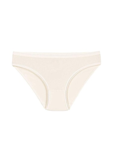 6 Adet Yıldız Bayan Likralı İz Yapmaz Bikini Külot Ekru 3728 Ekru