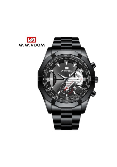 Siyah Va Va Voom Üst Marka Lüks İzle Moda Rahat Askeri Kuvars Spor Kol Saati Tam Çelik Su Ge Saat Relogio Erkek Kol Saati 57979090
