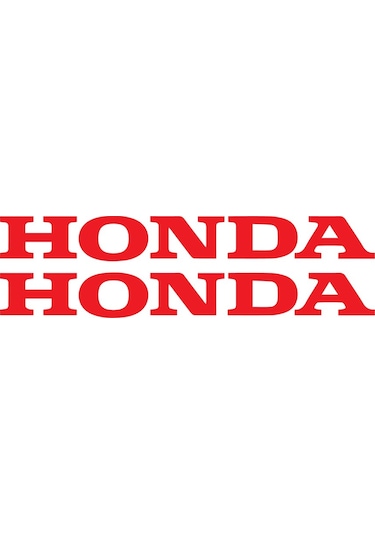 Honda Yazılı Mini Sticker Etiket Modeli