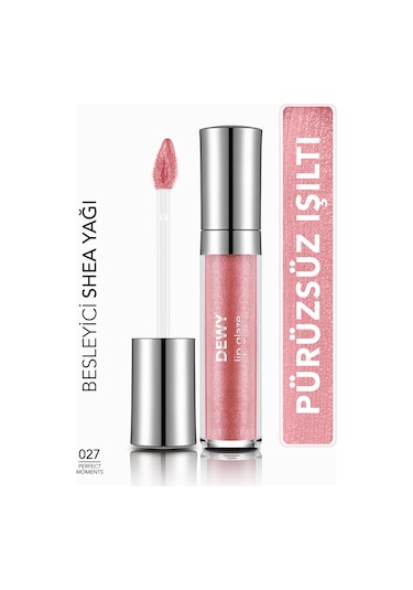 Flormar Dewy Lip Glaze Dudak Parlatıcısı 027 Perfect Moments