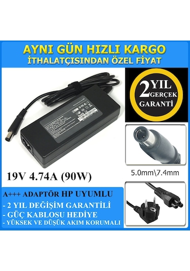 HP Uyumlu G62-B11Et Adaptör Şarj Cihazı