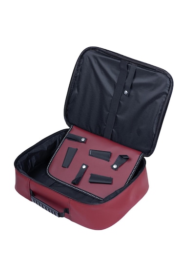 Kuaför Berber Deri Malzeme Çantası Bordo