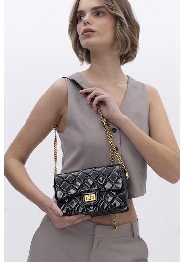 Byn1002 Matthew Cox Çapraz Çanta Std / Rugan-siyah Rugan-siyah Çok Renkli