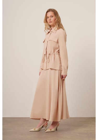 Ftz Women Kadın Melise Crep Takım Beige 31172 Beige