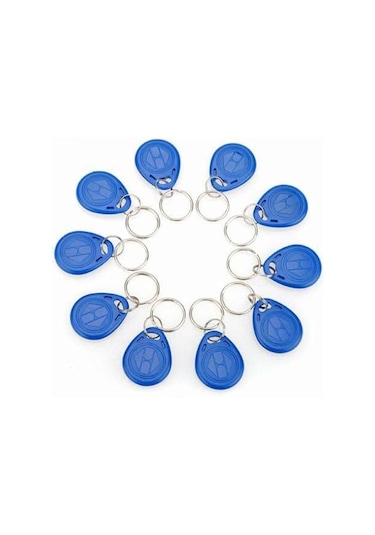 10 Adet 125khz Rfid Anahtar Göster Geç Anahtarlık