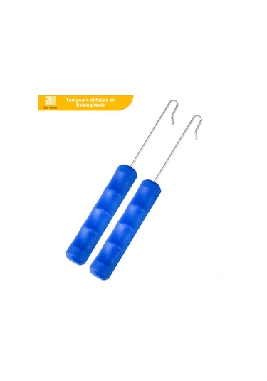 Reedark Mavi Çok İşlevli Balık İğnesi Çıkarıcı - Ince Gırtlağa Uygun, Paslanmaz Çelik & Abs Malzeme, 6.9 İnç Taşınabilir Olta Aleti Tekli Paket