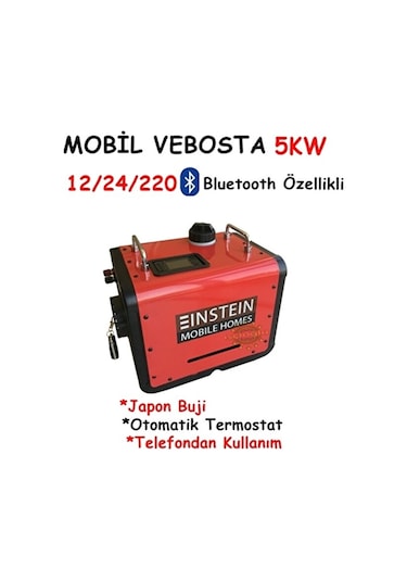 Çanta Tipi Webasto 12/24-220v 5kw Dizel Isıtıcı Star Stop Ve Bluetooth