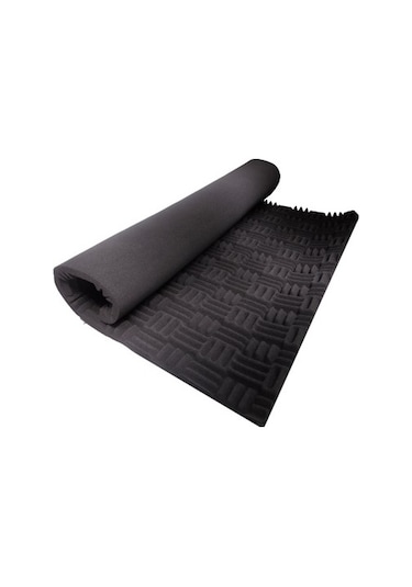 Ses Yalıtımı Akustik Labirent Sünger Yanmaz 30 MM 50 x 50 CM Bantlı