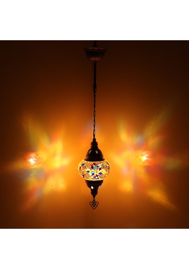 Dekoratif ASKILI LAMBA TEKLİ OSMANLI TARZI AVİZE