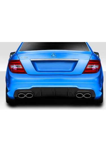 Mercedes w204 c63 amg arka tampon difüzör 2012 / 2014
