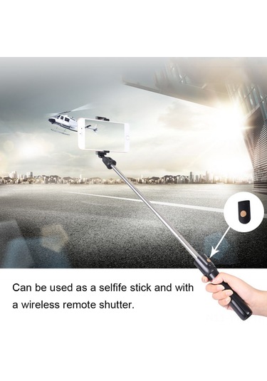 Geeksen Siyah 2-in-1 Telefon Tripod Selfie Çubuğu: Bluetooth Kumanda, Ayarlanabilir Telefon Tutucu İle Serbest Fotoğraf Çekimi