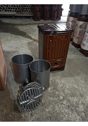 Önden Havalı Uyuyan Odun Kömür Sobası