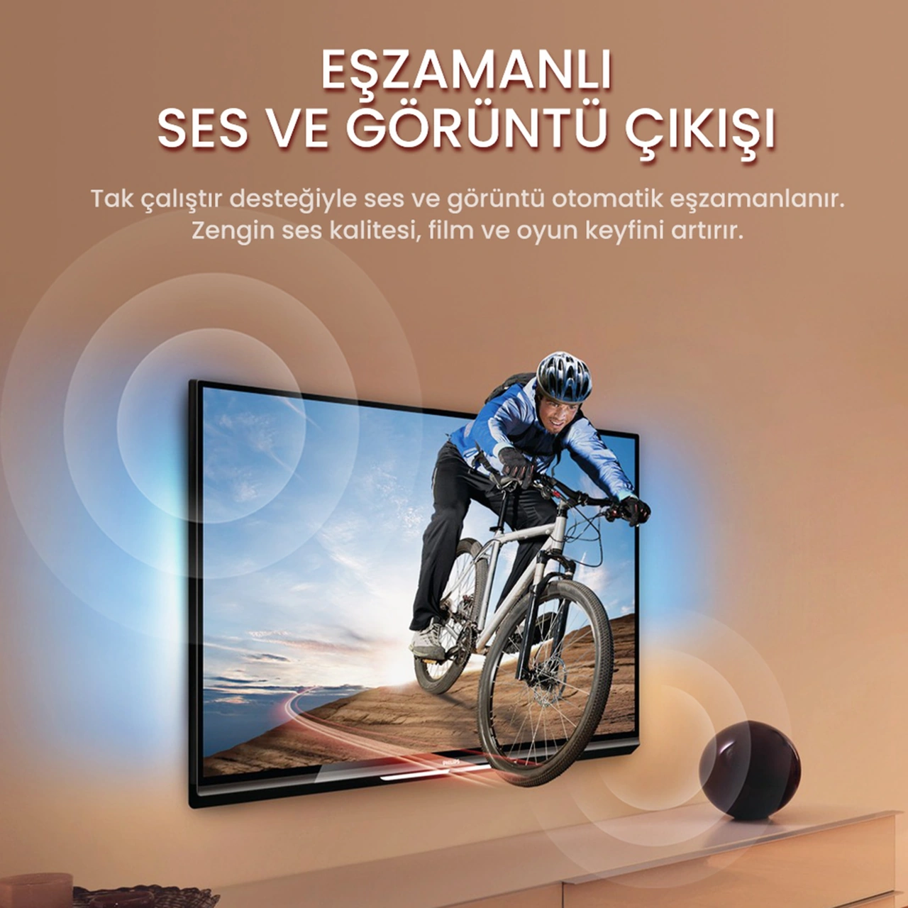 Veggieg Hdmı To Displayport Dp 4k 60hz Usb Görüntü Aktarma Kablosu 2 Metre