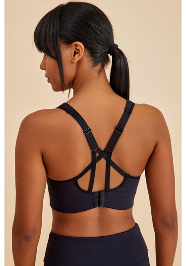Sportive Siyah Light Touch Toparlayıcı Etkili Sporcu Sütyeni siyah