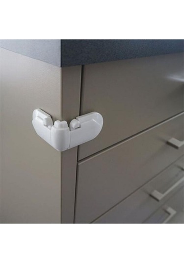 Kendinden Yapışkanlı 2 Adet Iz Bırakmaz Bebek Çocuk Dolap Köşe Kenar Emniyet Çocuk Bebek Güvenlik Çok Renkli