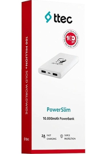 Ttec 2BB200A Atatürk 10.000 mAh Powerbank