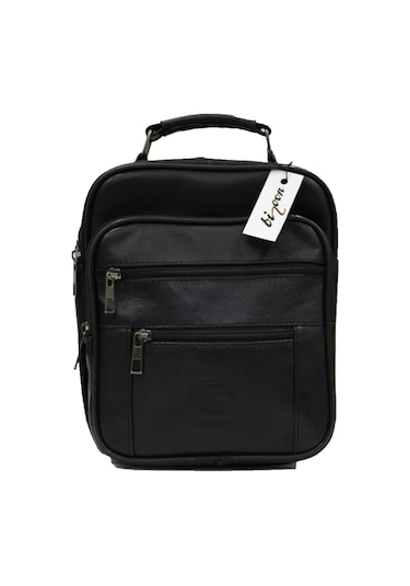 Bizoon Np274 Hakiki Kuzu Derisi Erkek El Ve Omuz Çantası 19x23 Cm 001