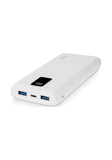 Ttec Powerslim Trio LCD 10.000 MAh PD 22.5 W Dahili Kablolu Taşınabilir Powerbank