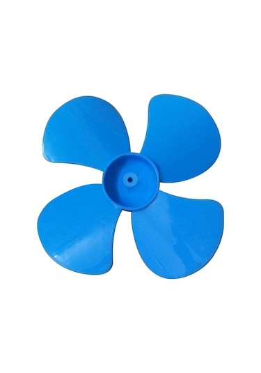 Dört Yaprak Pervane 8 CM Çapında Mavi 5 Adet