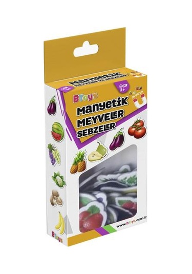 Btoys Manyetik Sebzeler & Meyveler 26 Parça